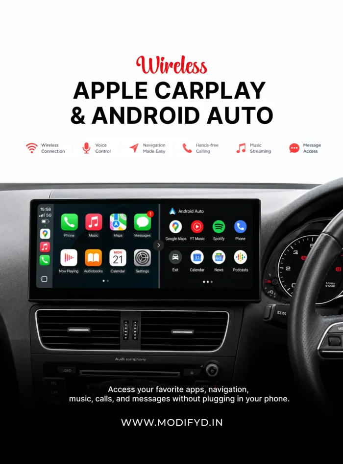 AUDI Q5 2009-19 ANDROID SCREEN CARPLAY