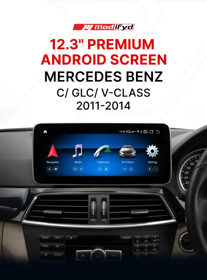 BENZ_C-GLC-V_CLASS_MAIN_11-14 Mercedes Benz C-Class, GLC, V-Class 2015-2019 model android screen in India