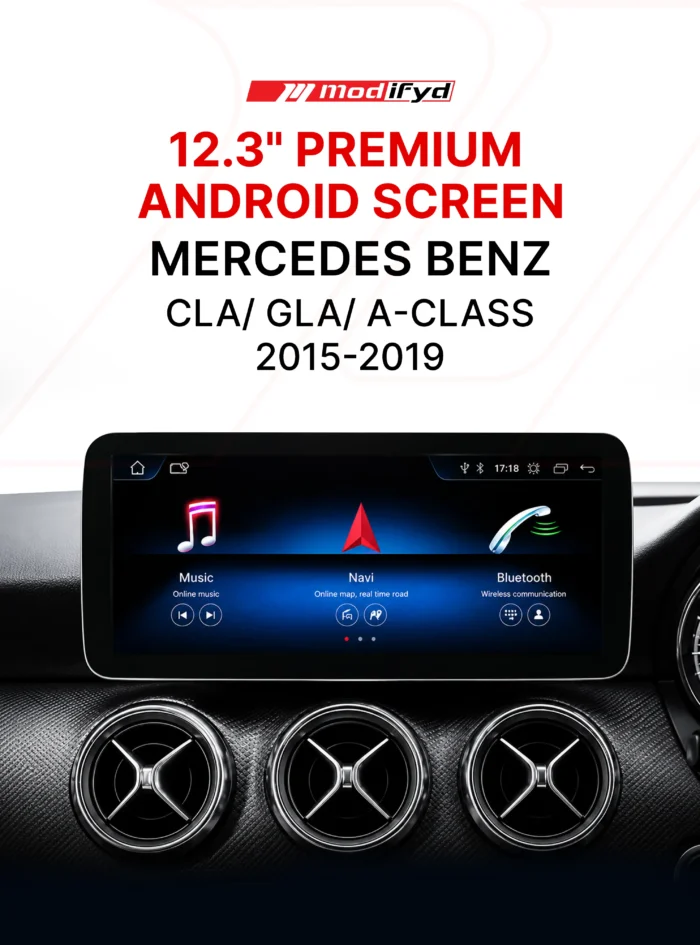 BENZ_CLA-GLA-A_CLASS_MAIN_15-19 Mercedes Benz CLA, GLA, A-Class 2015-2019 model android screen in India