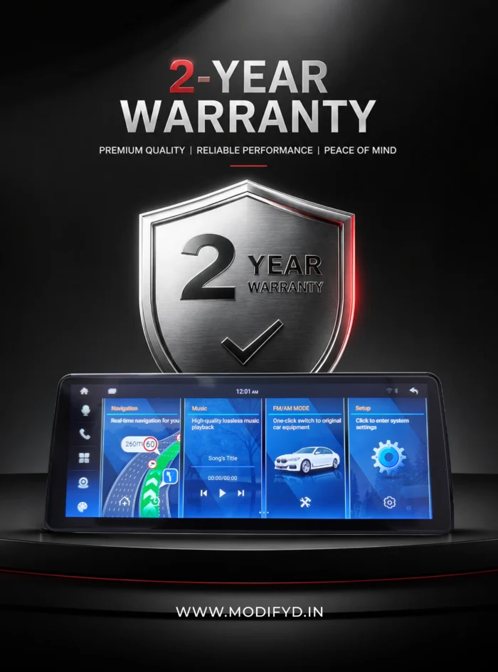 BMW 1 2017-2023 ANDROID SCREEN - MODIFYD warranty