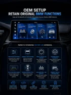 BMW 1 2017-2023 ANDROID SCREEN - oem fitment