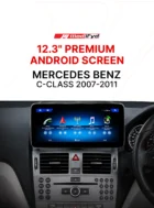Mercedes Benz C-Class 2007-2011 12.3 inch android screen