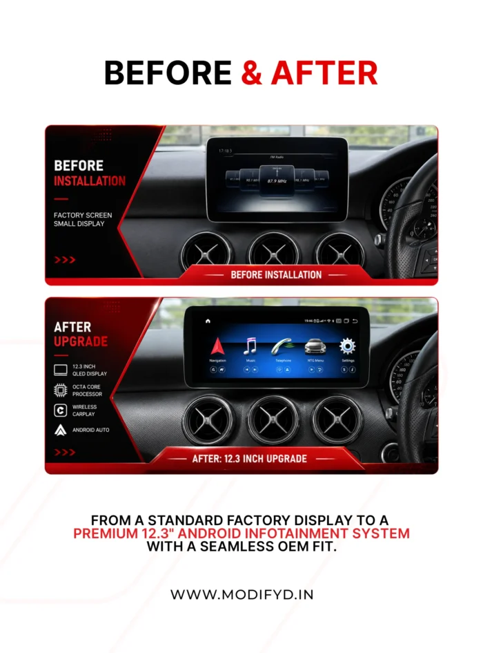 Mercedes Benz GLA 2015-19 BEFORE AND AFTER
