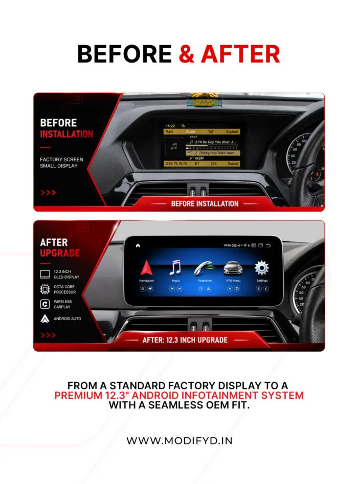 Mercedes-Benz-c-class 2011-14 before after