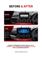 benz b class 2011-2018 model android screen before after
