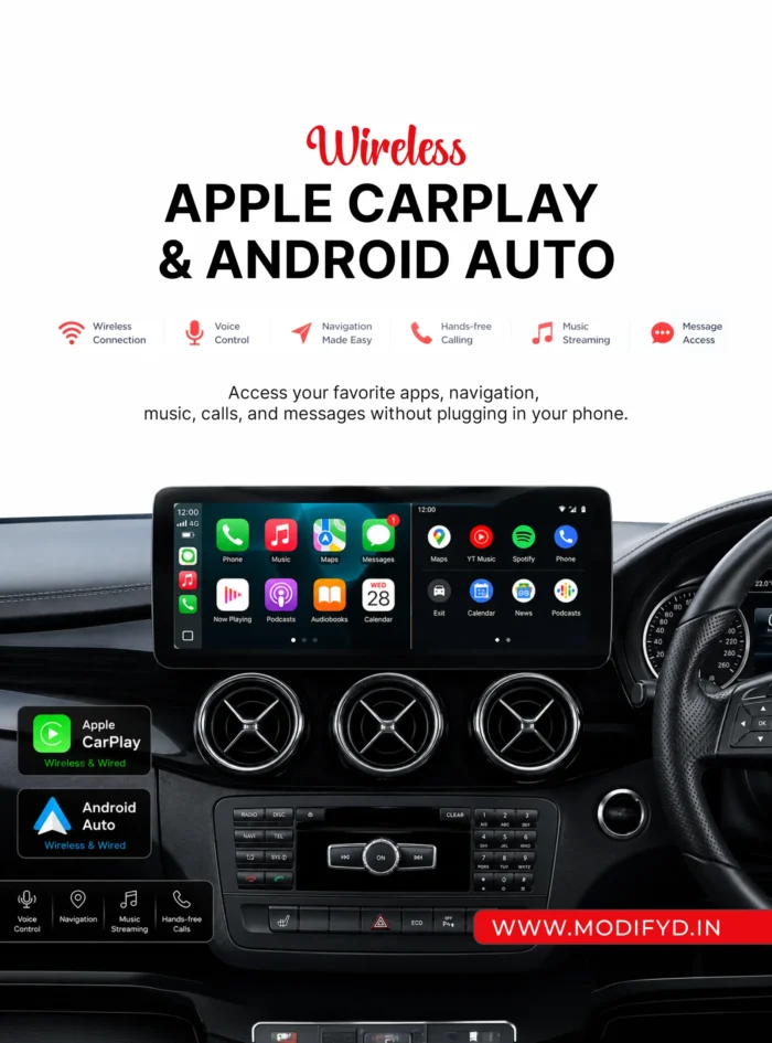 benz b class 2011-2018 model android screen carplay