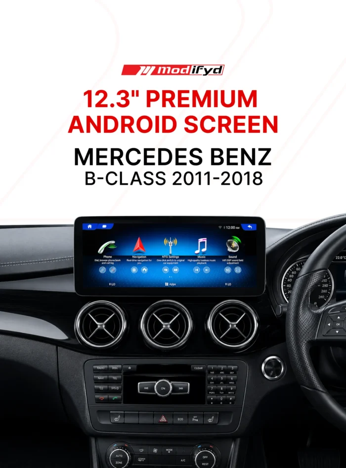benz b class 2011-2018 model android screen