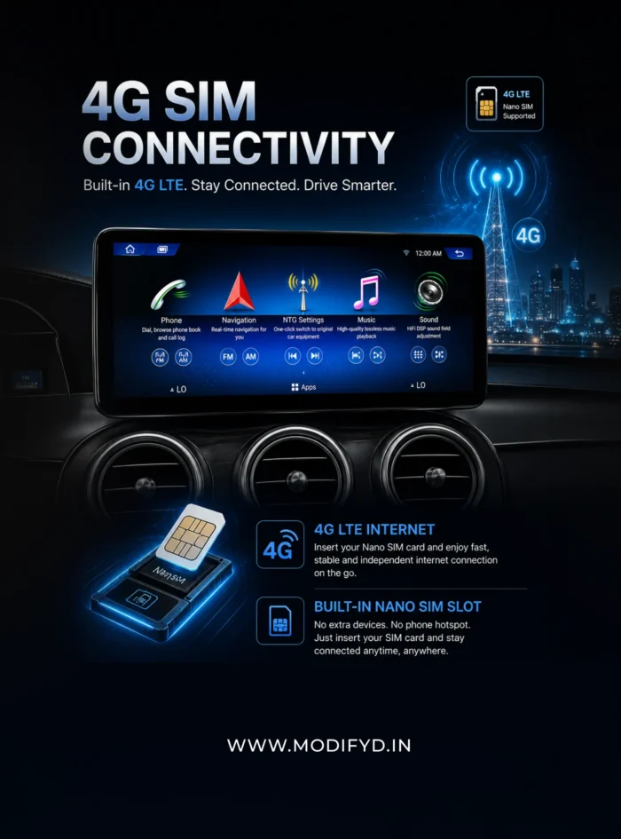 benz b class 2011-2018 model android screen support