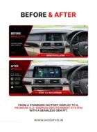 bmw 7 series 2010-2016 android screen before after