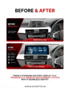 bmw x1 2016-2022 model android screen before and after